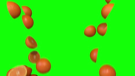 Naranjas-Segmentos-Rebanadas-Llenan-Pantalla-Transición-Elemento-De-Superposición-Compuesto-4k